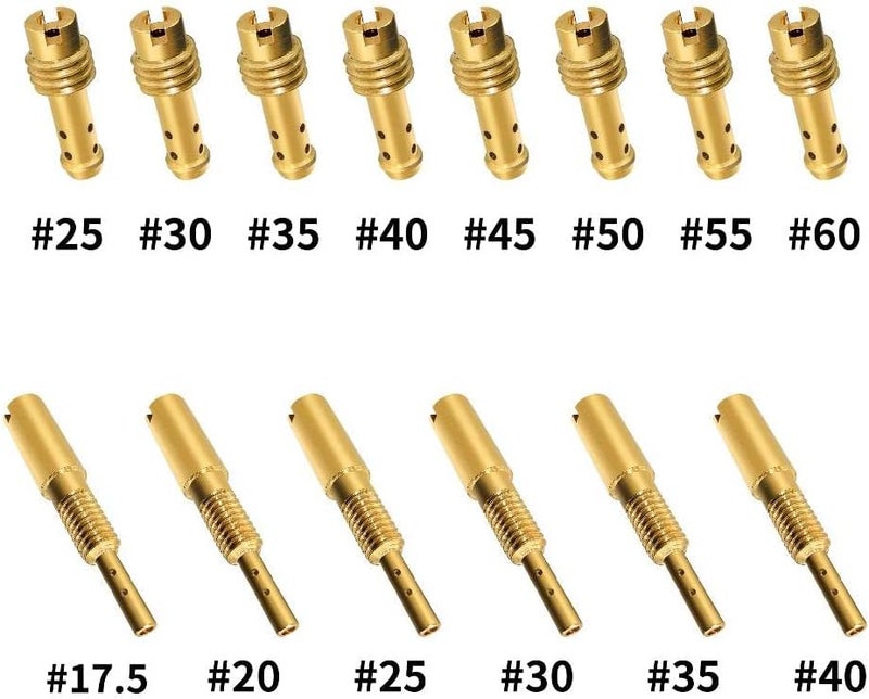 Strongthium 42 Pcs Carburetor Jet Kit for Mikuni Main & Pilot Slow Jet N100.604 VM28/486 VM4/042 VM22/210 - Image 3